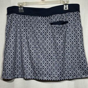 Callaway Golf Women's Blue Opti-Dri Tennis Slimming Skirt Skort Size Large